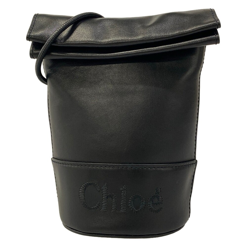 Chloe Sense Black Leather Shoulder Bag #341748C74B